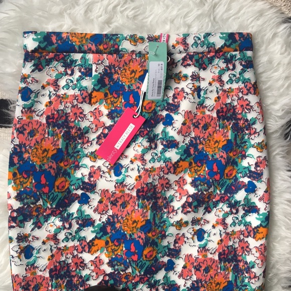 Plenty by Tracy Reese Floral Pencil Skirt Scuba - Picture 2 of 8